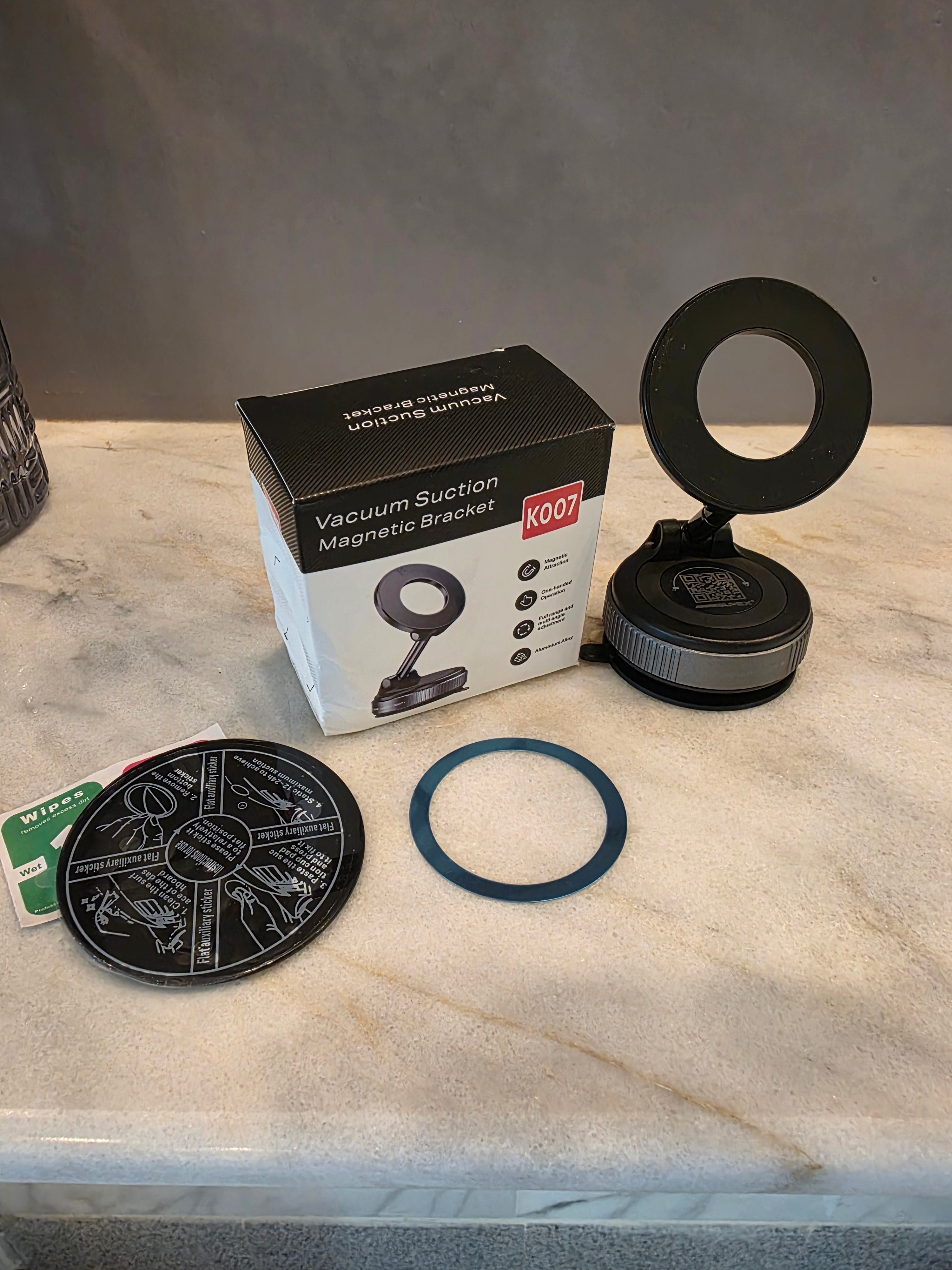 حامل الهاتف المغناطيسي مع محور دوران °360